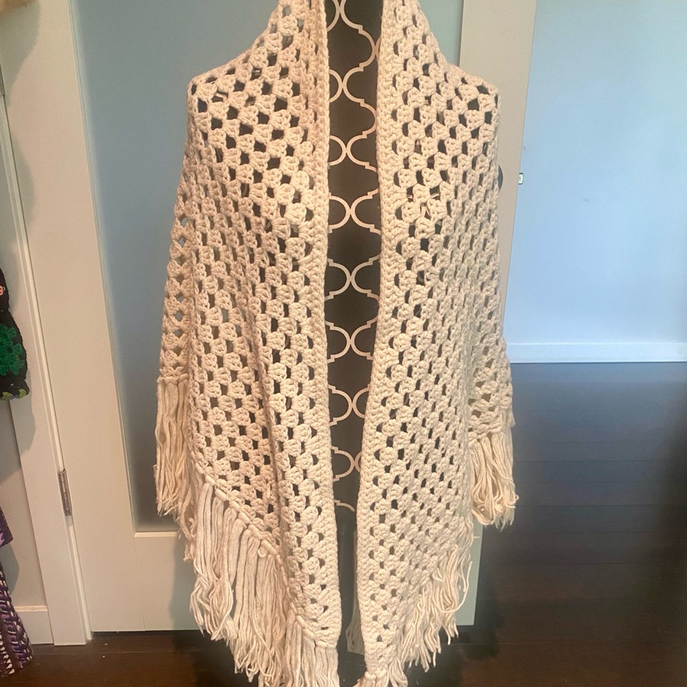 Crochet shawl